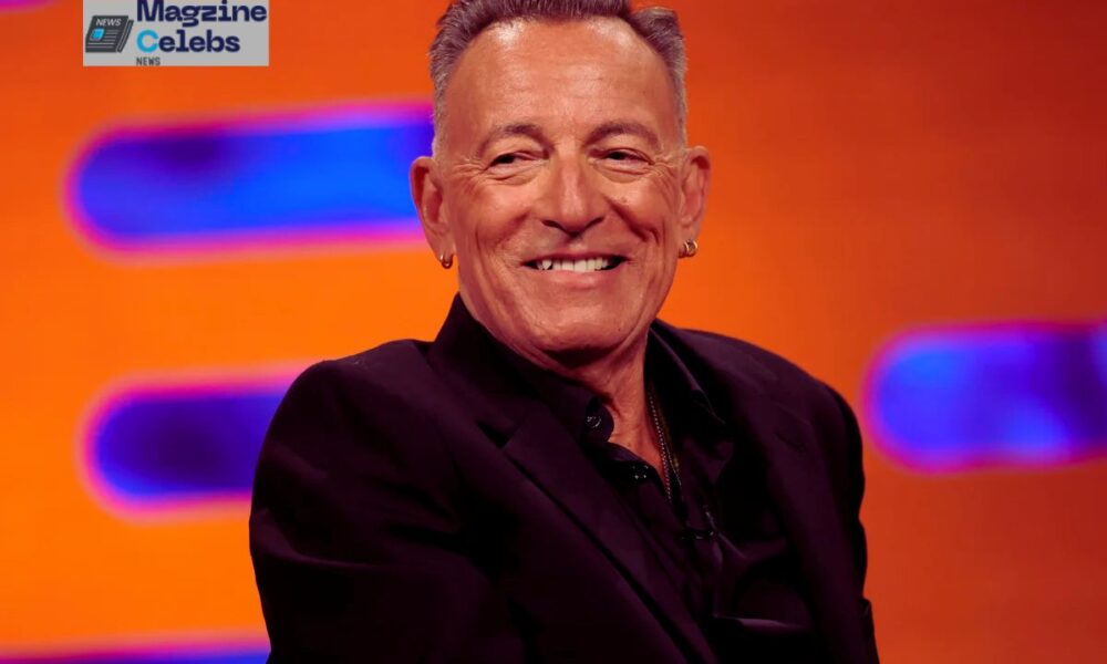 Bruce Springsteen smiling during his appearance on The Graham Norton Show.