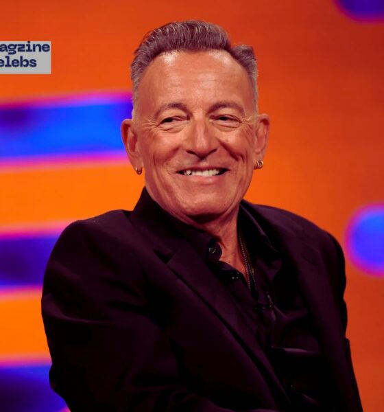 Bruce Springsteen smiling during his appearance on The Graham Norton Show.