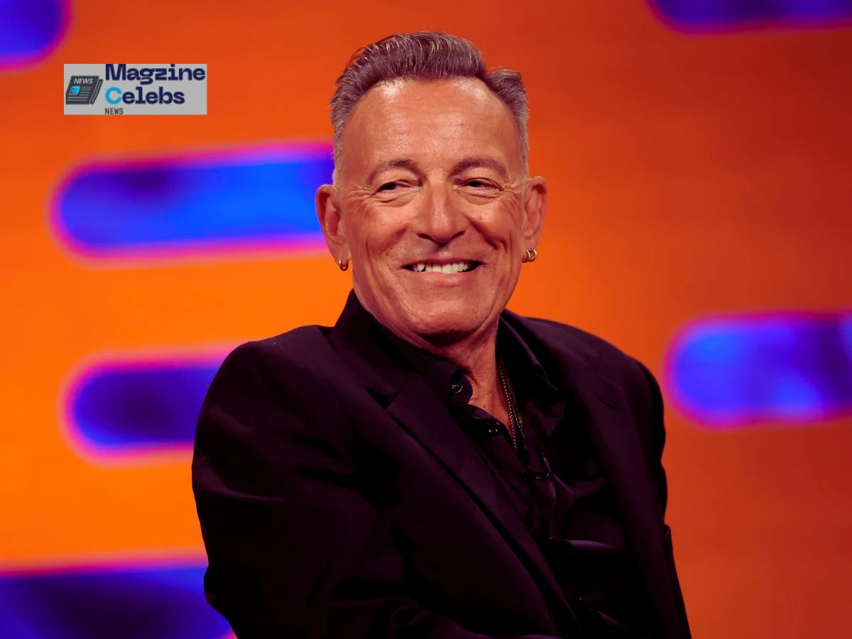 Bruce Springsteen smiling during his appearance on The Graham Norton Show.