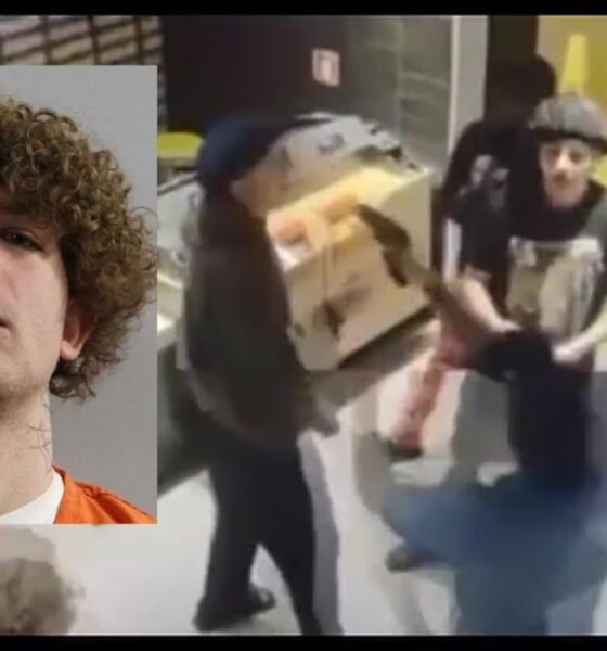Mugshot and security footage related to the McDonald's employee accused of shooting a customer in Lakeland, Florida.