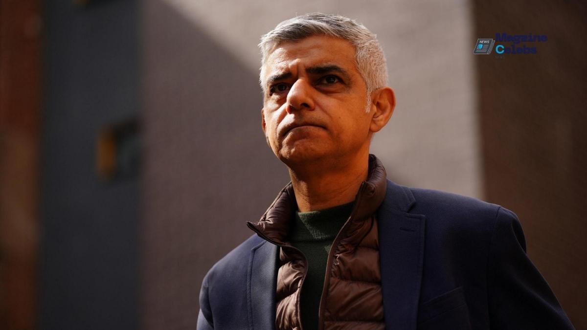 London Mayor Sadiq Khan looking concerned, amid criticism over his record on crime.